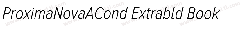 ProximaNovaACond Extrabld Book字体转换